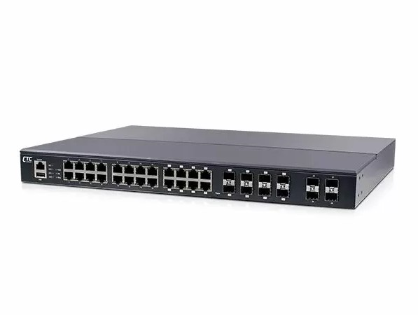 IPS-G2404SM-8C: Layer 2 IEC 61850-3 Industrial Gigabit Ethernet Switch cho Trạm Biến Áp và Hệ thống Điện